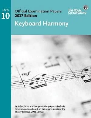2017 Official Examination Papers: Level 10 -Keyboard Harmony Discontinued