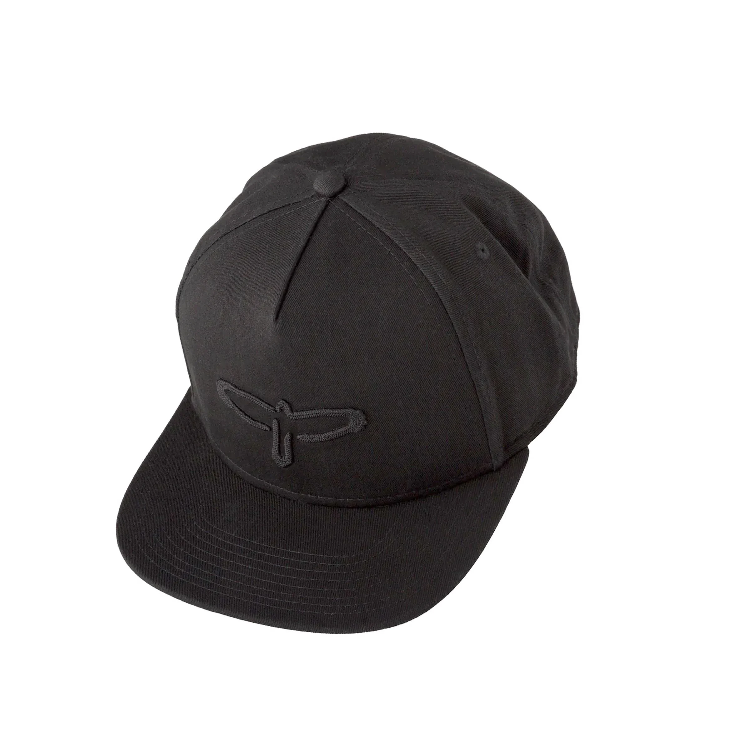 Flat Bill Baseball Cap, PRS Bird Logo – Black Logo