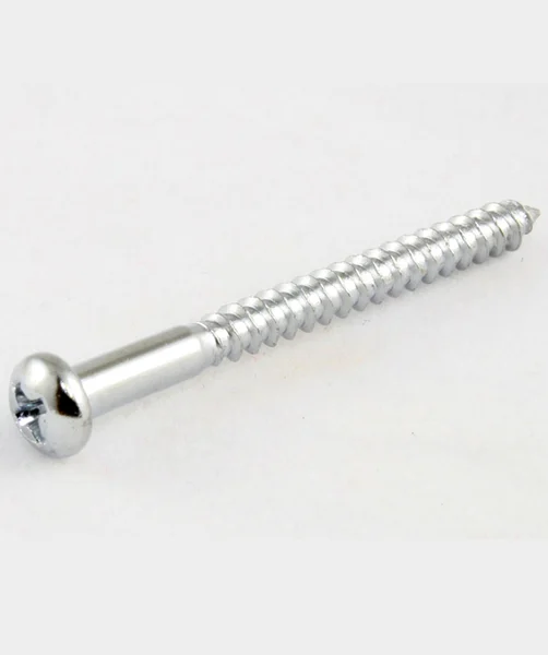 All-Parts Chrome Bass Pickup Mounting Screws (8 Pack)