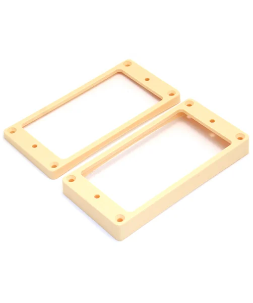All-Parts Curved Humbucking Pickup Rings, Neck /Bridge, Cream