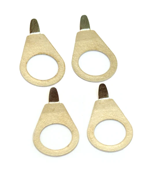 All-Parts Nickel Knob Pointers for Full Size Pots, 4 Pack