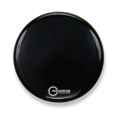 AQUARIAN REGULATOR RF GLOSS BLACK BASS DRUM 28
