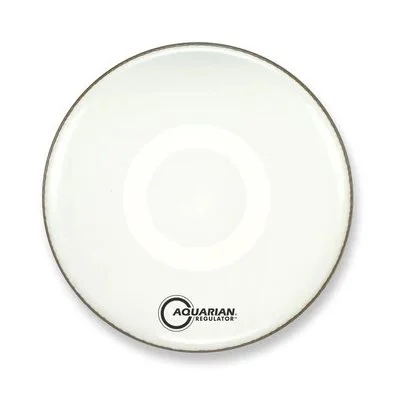 AQUARIAN REGULATOR RF GLOSS WHITE BASS DRUM 18