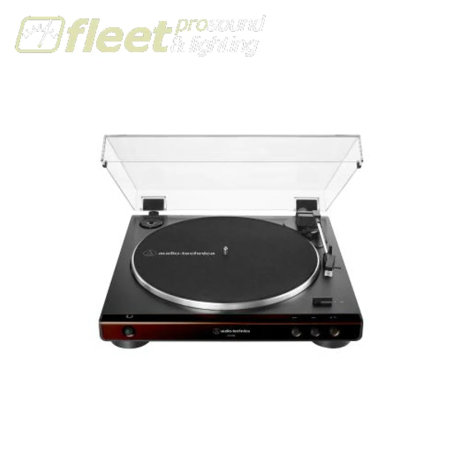 Audio Technica AT-LP60X-BW Fully Automatic Belt-Drive Turntable - Brown