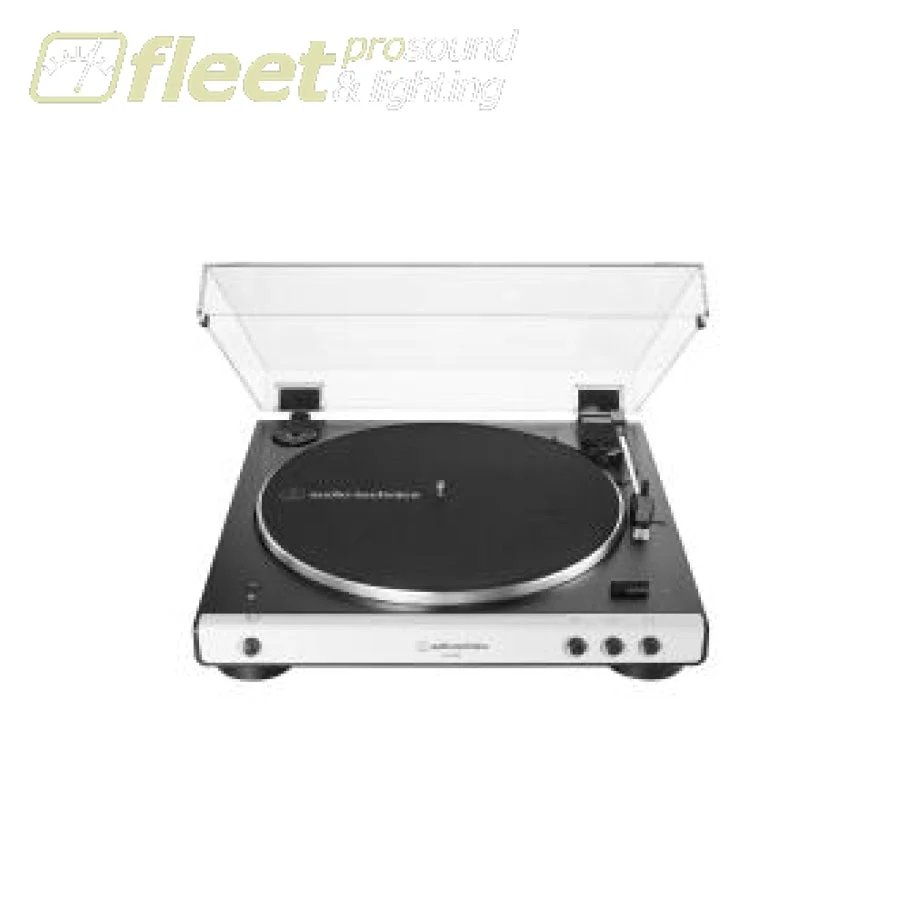 Audio Technica AT-LP60XBT-WH Fully Automatic Wireless Belt-Drive Turntable - white