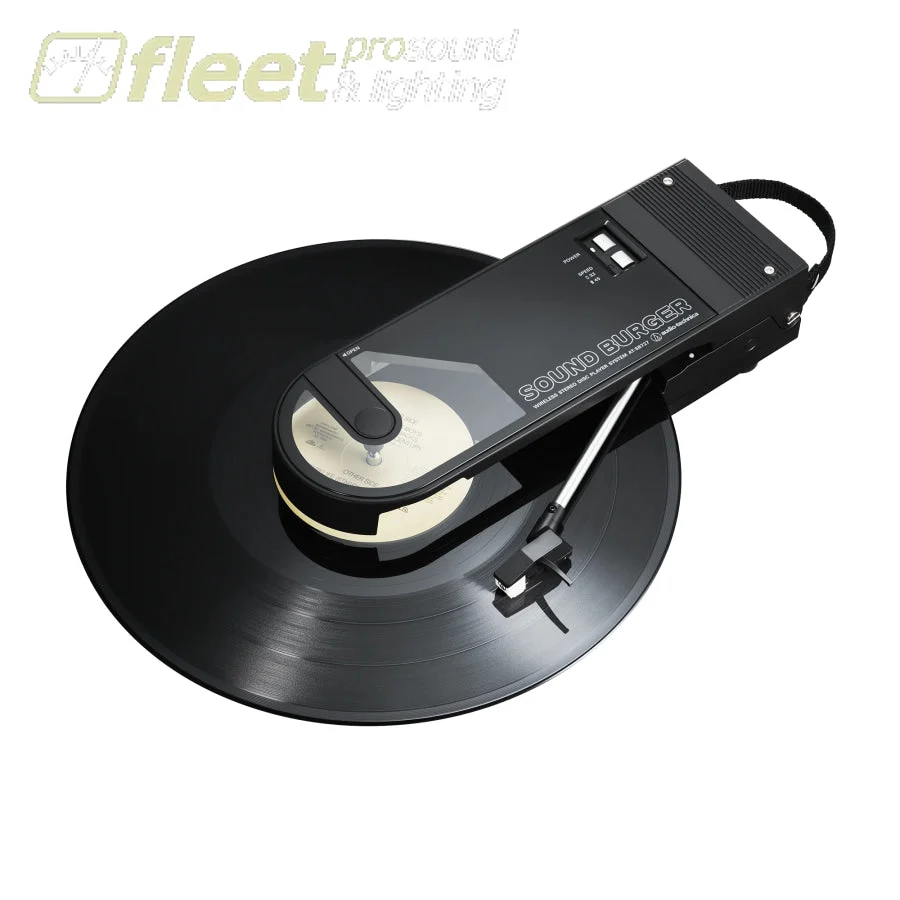 Audio Technica Sound Burger AT-SB727Portable Bluetooth Turntable, Black