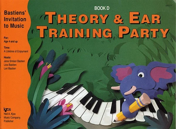 Bastiens' Invitation to Music - Theory & Ear Training Party Book D