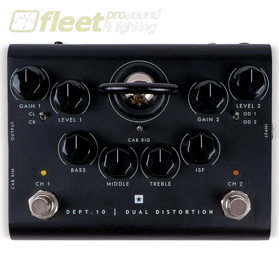 Blackstar Dept 10 Dual Tube Distortion Pedal DEPT10-DLDIST