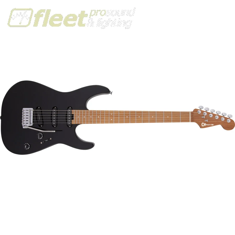 Charvel Pro-Mod DK22 SSS 2PT CM, Caramelized Maple Fingerboard Guitar - Gloss Black (2969026503)
