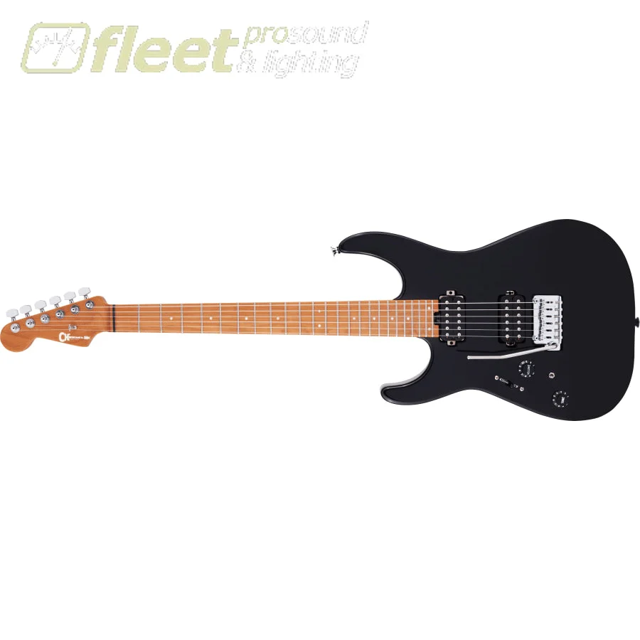 Charvel Pro-Mod DK24 HH 2PT CM LH, Caramelized Fingerboard Guitar -Gloss Black (2961411503)