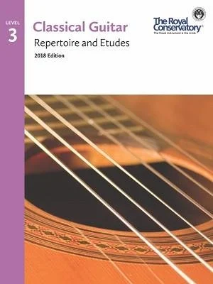 Classical Guitar Repertoire and Etudes Level 3