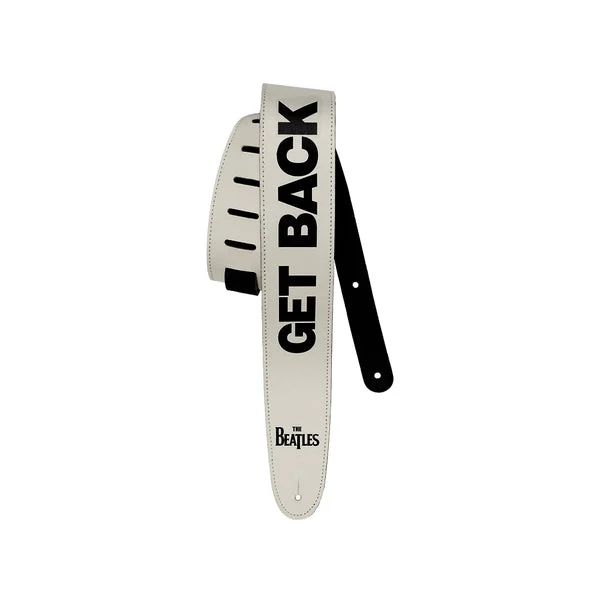 D'Addario 2.5" Beatle - Get Back Leather Strap 25LB11