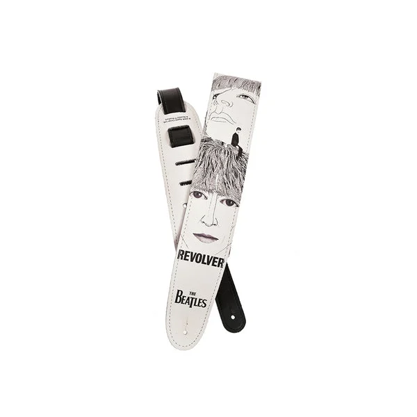 D'Addario 2.5" Beatles - Revolver Leather Strap 25LB04