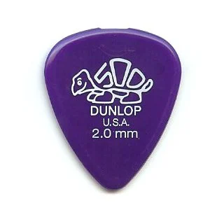 Dunlop – 2.00mm Delrin 500 Lot de 10 médiators standard – 41R200