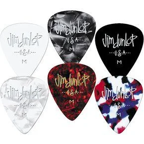 Dunlop Classic Celluloid Player's Guitar Picks- 12 PACK