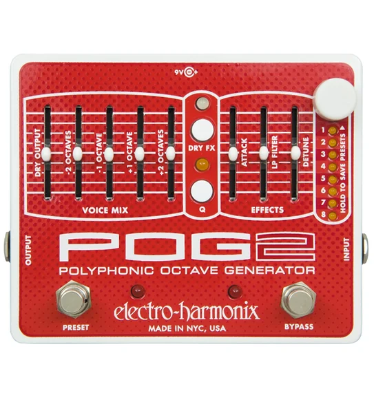 Electro-Harmonix POG2 Polyphonic Octave Generator Guitar Effects Pedal