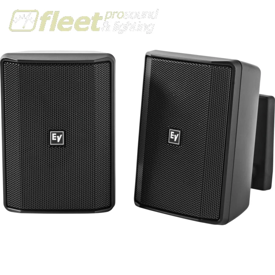 Electro-Voice EVID S4.2B 4 Inch Surface Mount Speaker Pair - Black