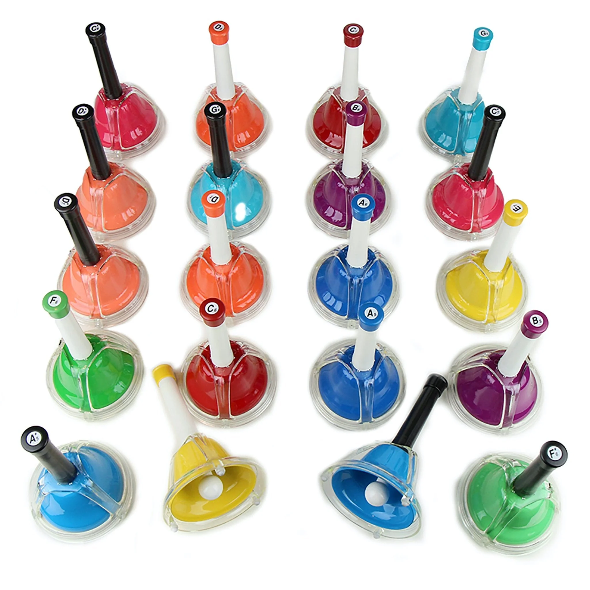 EMUS 20-Note Junior Handbells with Push Buttons - JHB-620