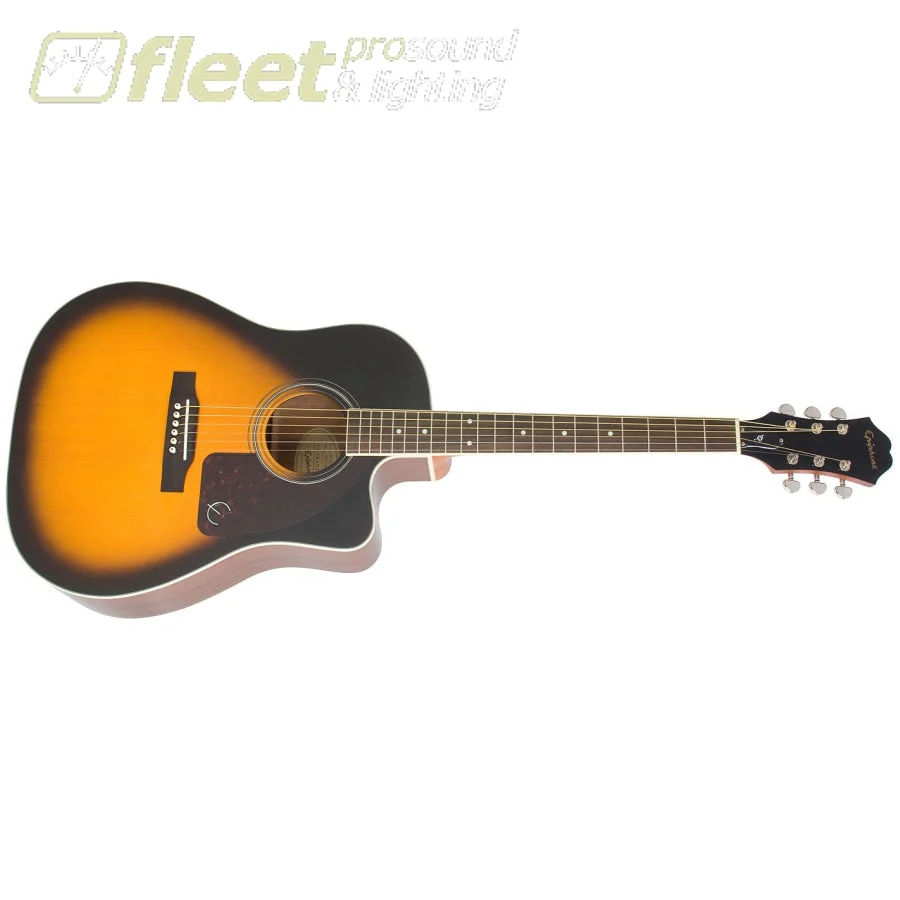 Epiphone AJ220SCEVSNH Acoustic Electric with Solid Spruce Top, Shadow Preamp System - Vintage Sunburst