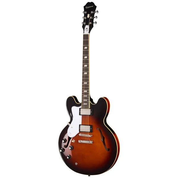 Epiphone Bonehead Riviera Dark Tobacco Sunburst Left Handed w/Case