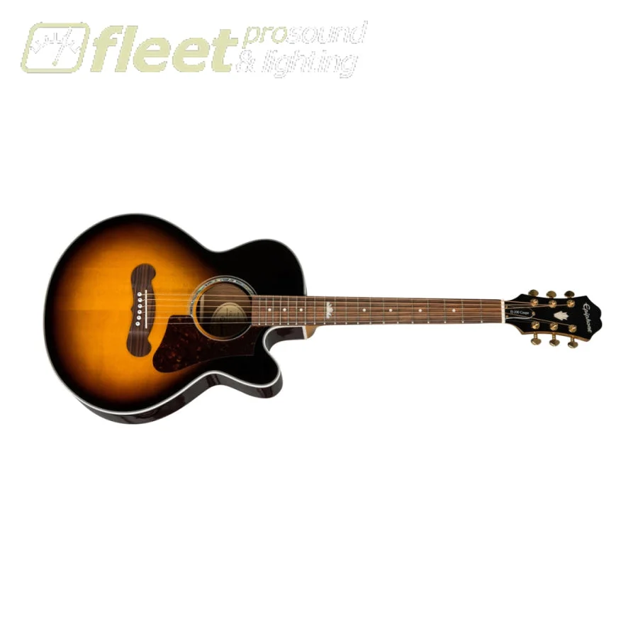 Epiphone J-200EC Studio Parlor Acoustic/Electric - Vintage Sunburst MJ200CE-VSGH