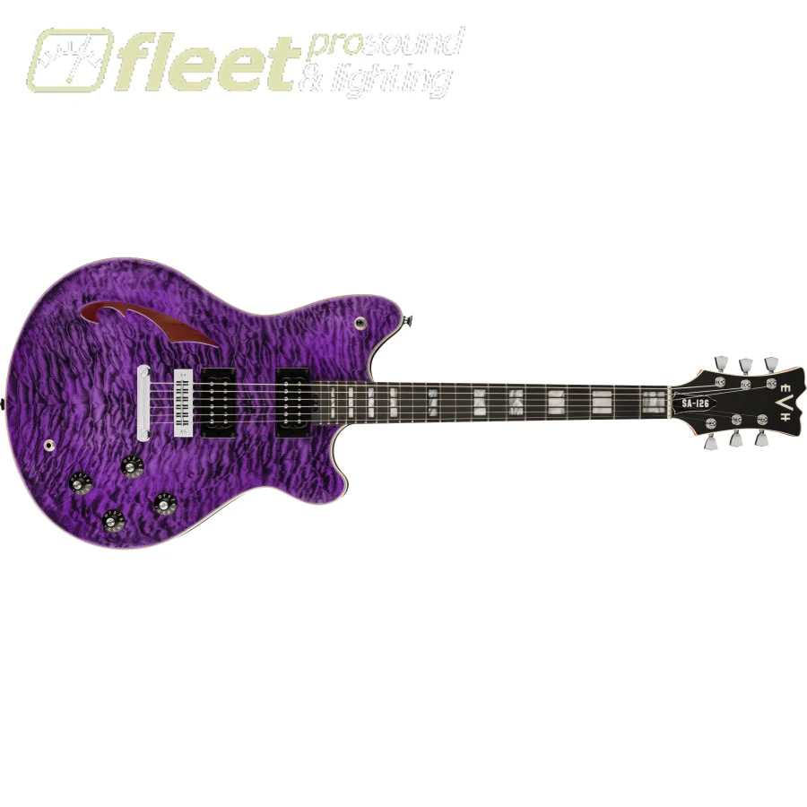 EVH SA126 Special Electric Guitar Quilted Maple in Transparent Purple - 5107726892