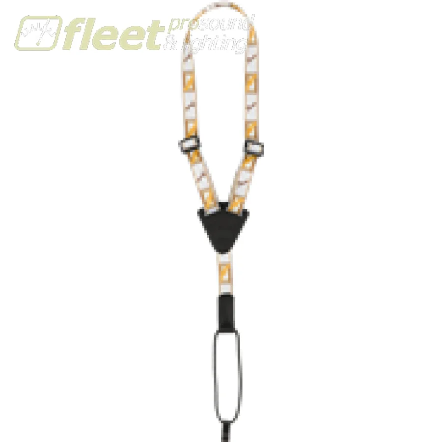 Fender 0990630004 Uke Strap White/Brown/Yellow