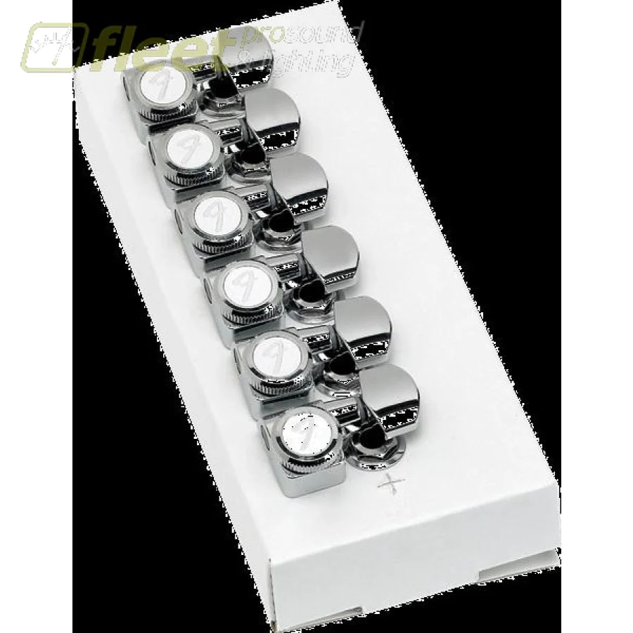 Fender 0990818100 Locking Stratocaster/Telecaster Tuning Machines, Polished Chrome