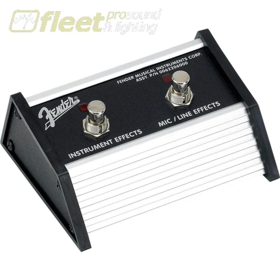 Fender 2-Button Footswitch: Acoustasonic Jr. DSP, 1/4" Connector (0062206000)