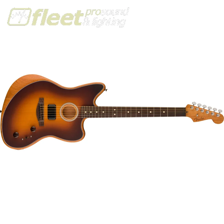 Fender Acoustasonic Player Jazzmaster, Rosewood Fingerboard, 2-Color Sunburst - 0972233103