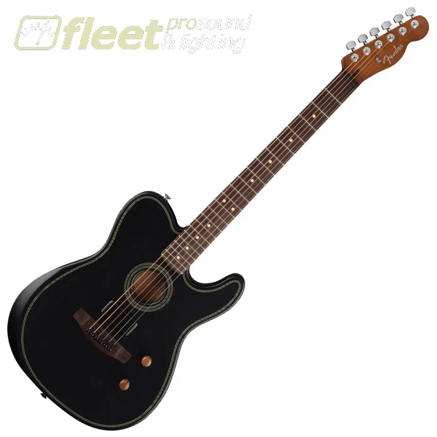 Fender Acoustasonic Standard Telecaster Acoustic Electric in Black - 0973113506