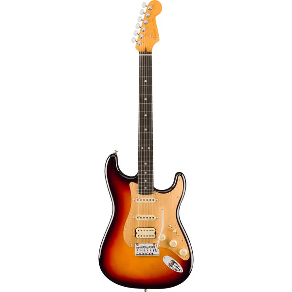 Fender American Ultra II Stratocaster HSS Ebony Fingerboard Ultraburst w/Case