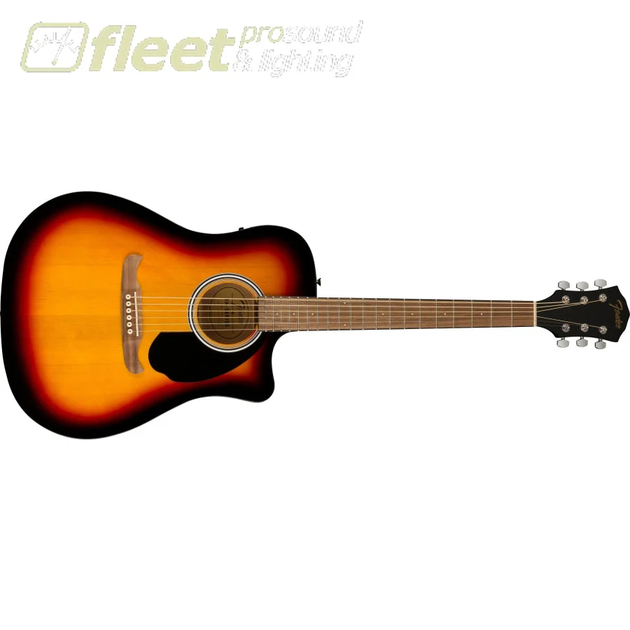 Fender FA-125CE Cutaway Dreadnought Acoustic Electric In Sunburst - 0972713532