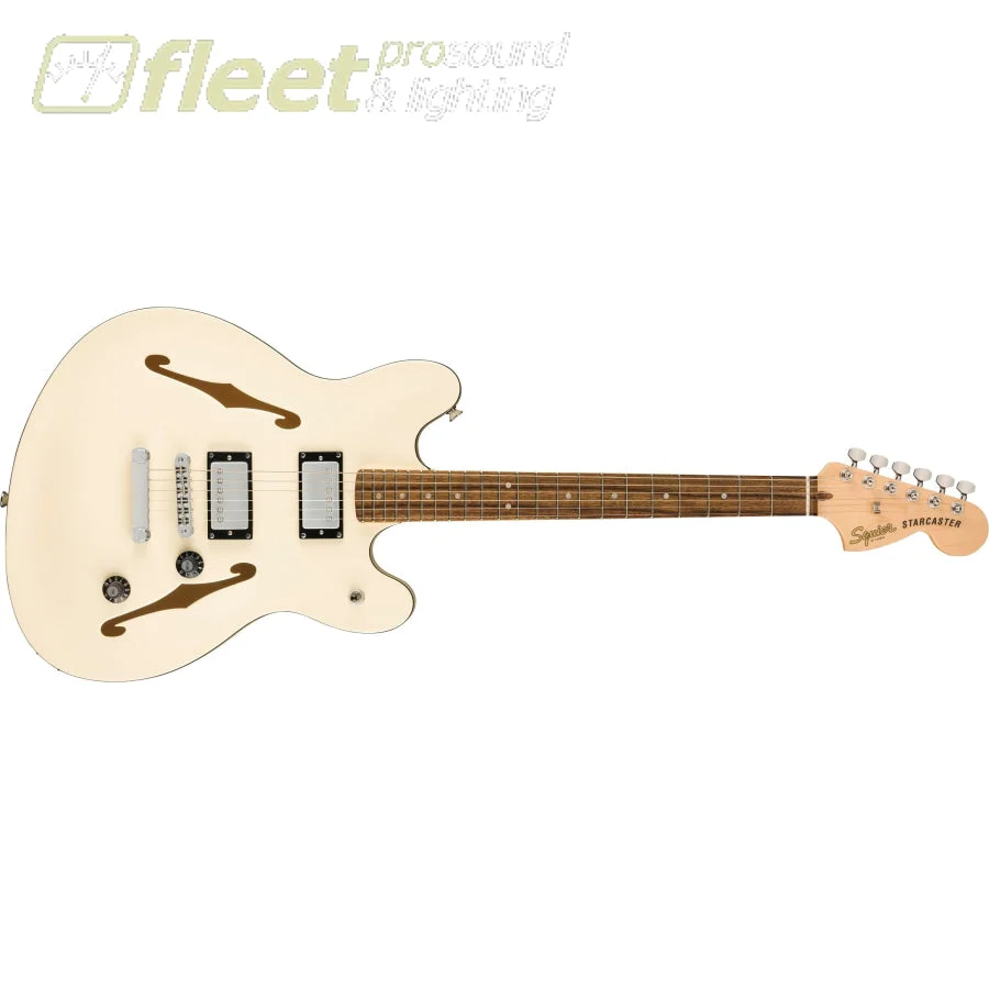Fender Squier Affinity Series Starcaster Deluxe Electric Guitar - Olympic White - 0378450505