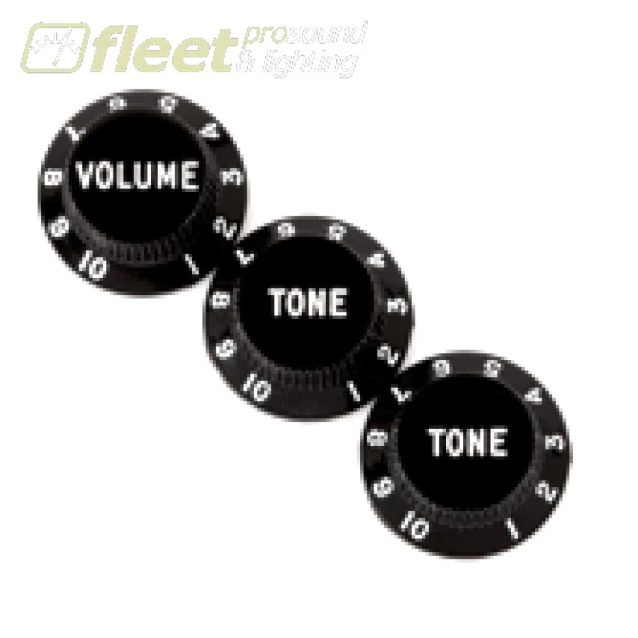Fender Stratocaster Knobs ,Black 0991365000