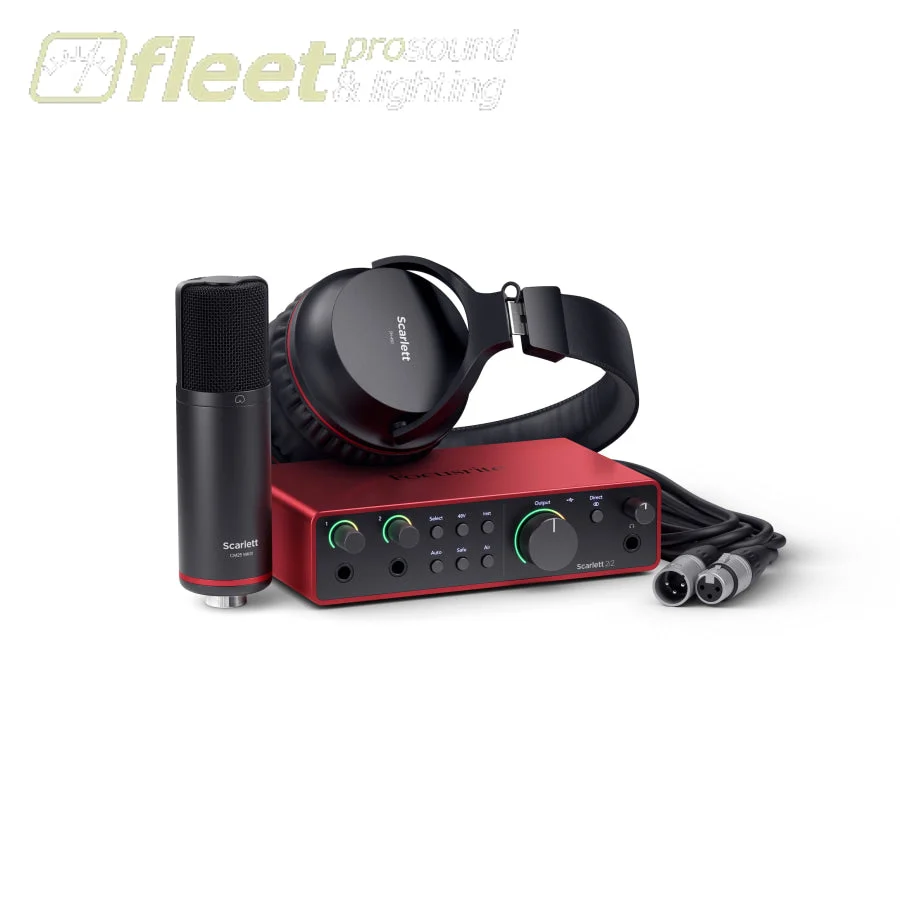 Focusrite SCARLETT 2i2-STUDIO-4TH-GEN USB Interface Package