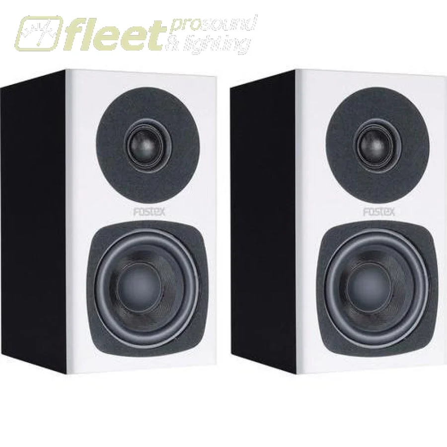 Fostex PM0.3W Studio Monitor, Pair, White