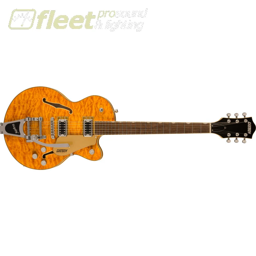 G5655T-QM Electromatic Center Block Jr. Single-Cut Quilted Maple With Bigsby2509876542
