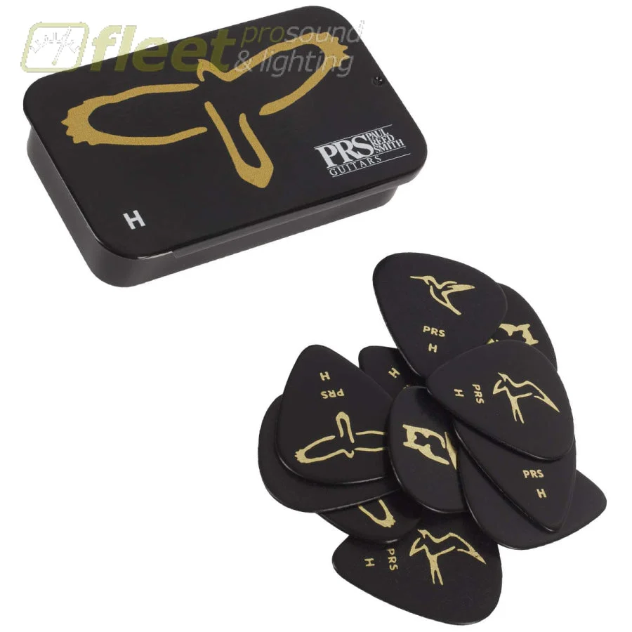 Gold Birds Assorted Picks w/Tin (12) - Heavy