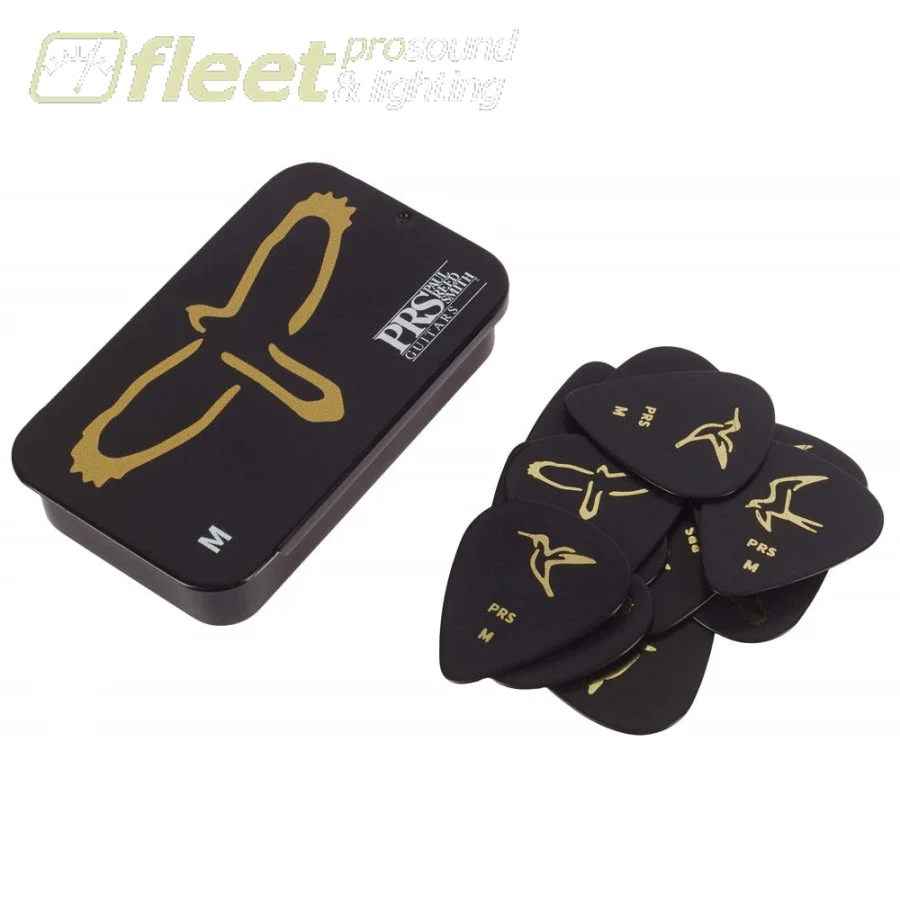 Gold Birds Assorted Picks w/Tin (12) - Medium