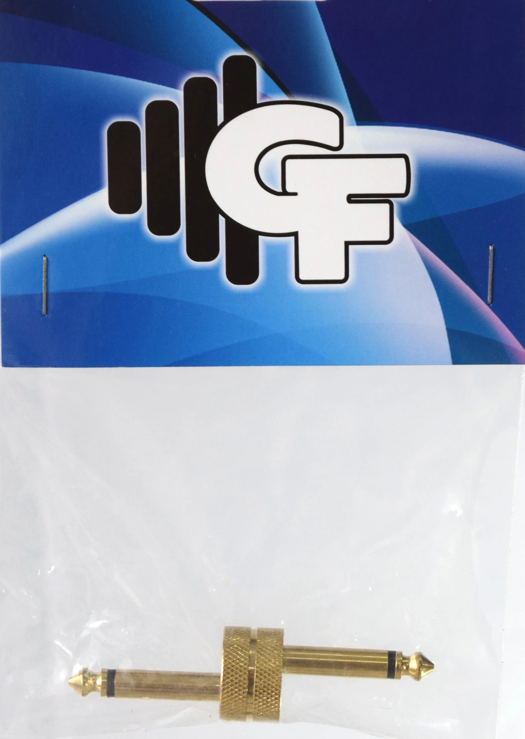 Groove Factory CONNECTOR FOR PEDALS - 1/4 MALE X 1/4 MALE - GOLD