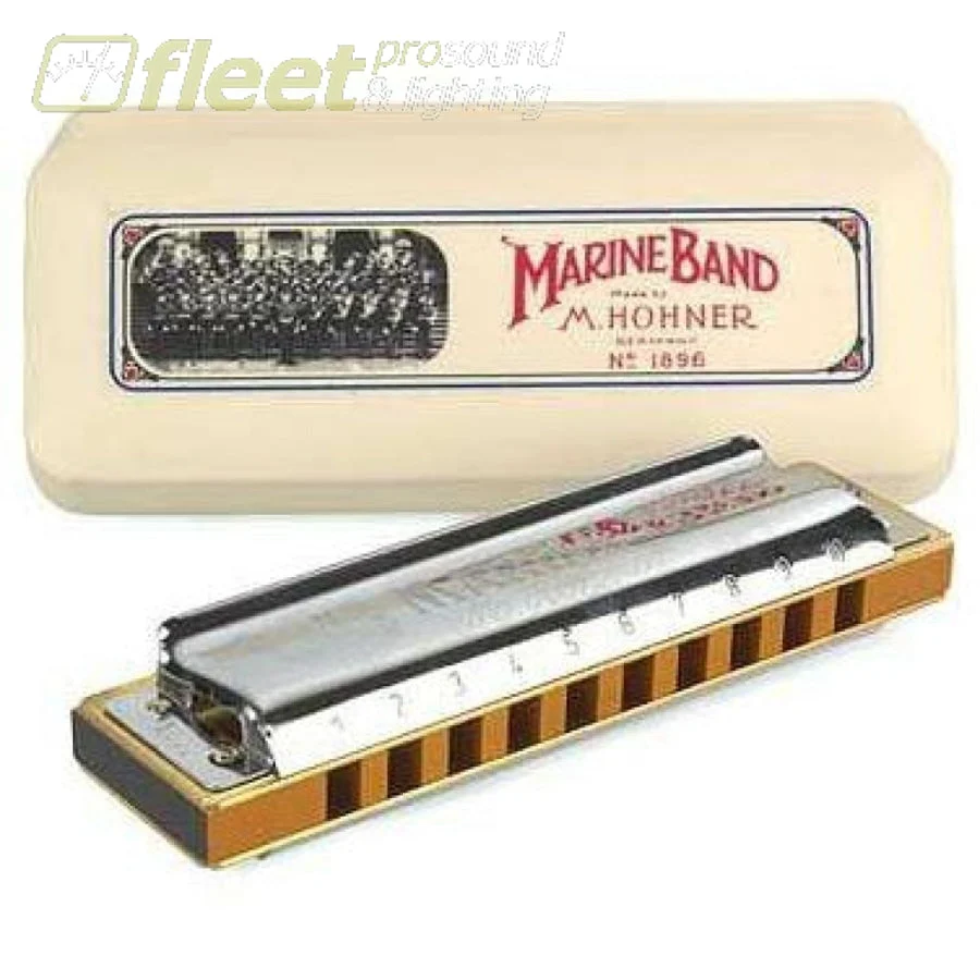 Hohner Marine Band MBAND-G Diatonic Harmonica Hand Crafted - Key of G