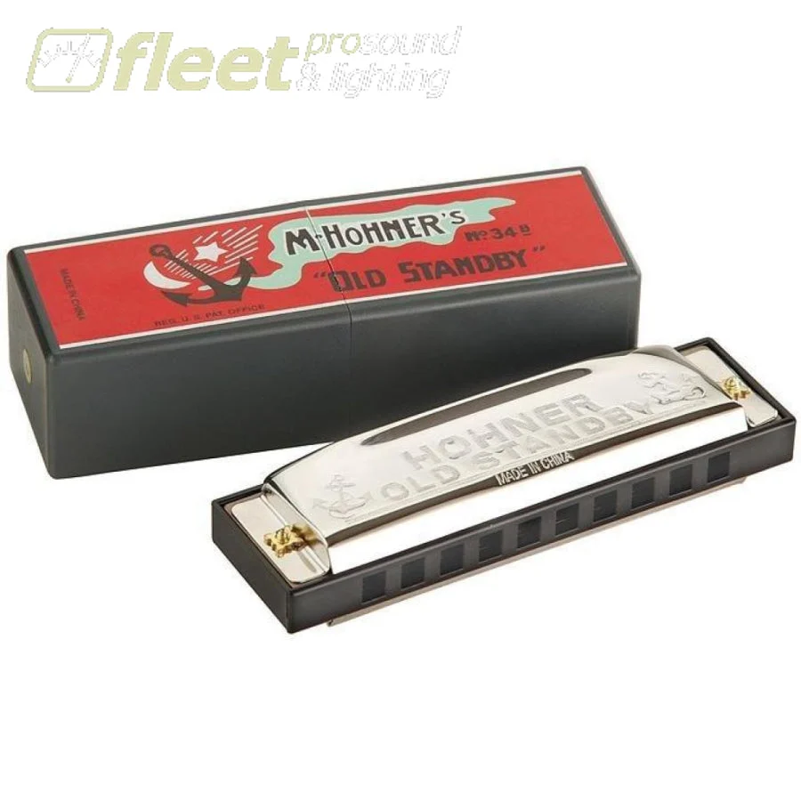 Hohner Old Standby 34B/G Diatonic Classic Beginners Harmonica - Key of G