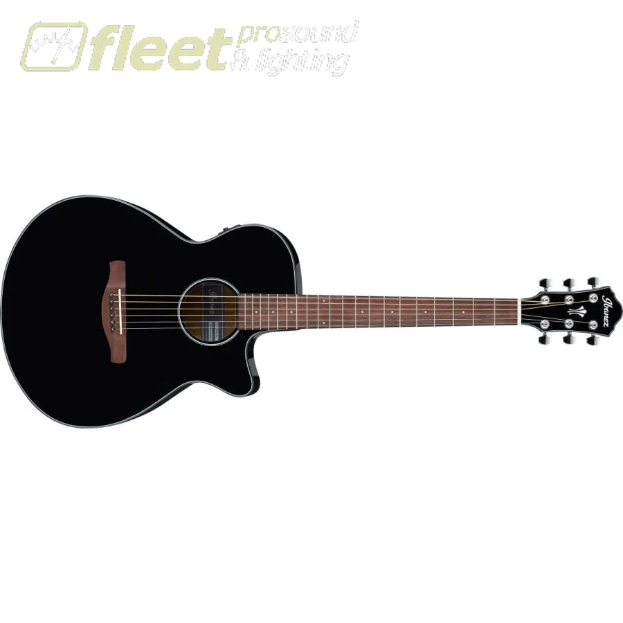 Ibanez AEG50BK Single Cutaway Spruce top Acoustic Guitar - Black High Gloss