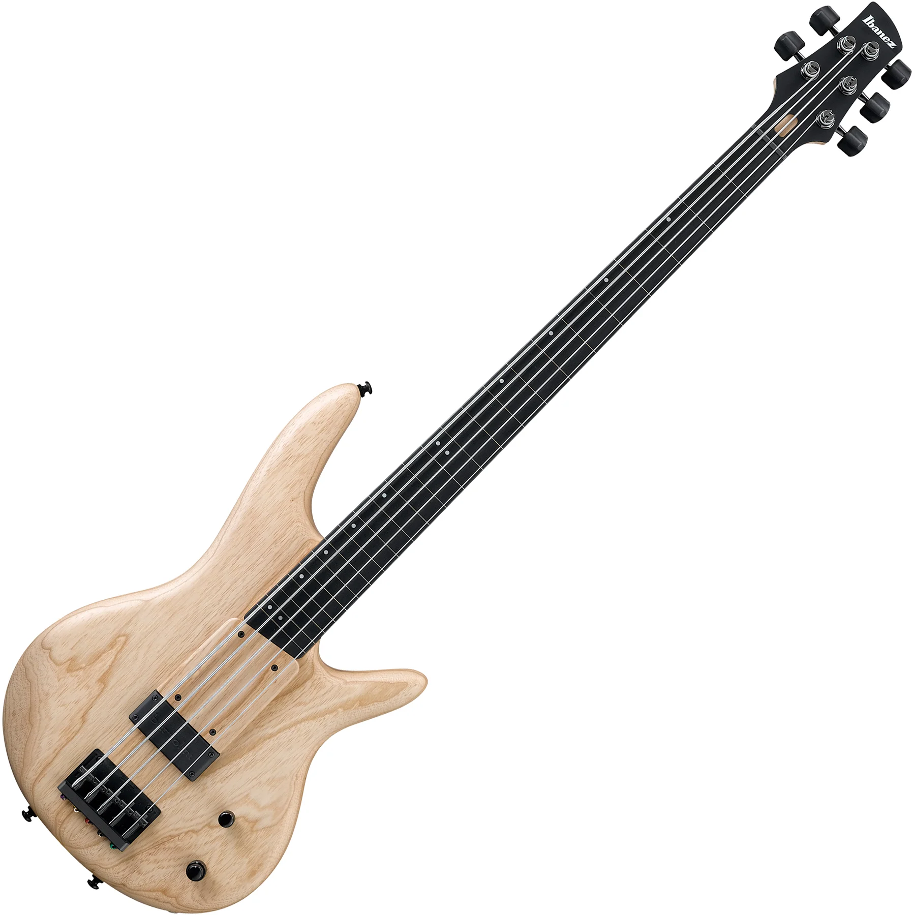 Ibanez GWB1005NTF Gary Willis Signature 5 String RH Fretless Electric Bass with Case-Natural Flat gwb-1005-ntf