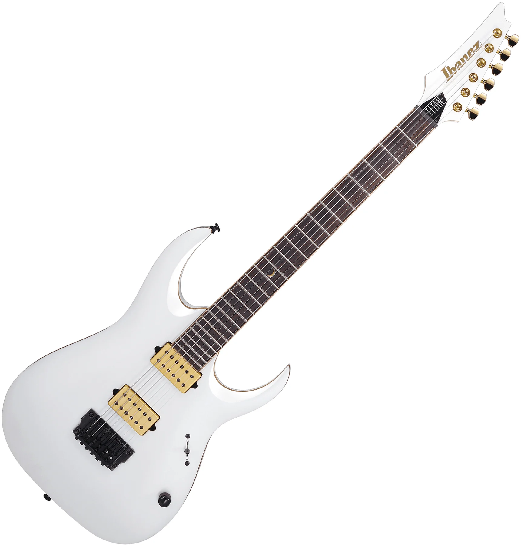 Ibanez JBM10FXPWM Jake Bowen Signature 6 String RH Electric Guitar-Pearl Whit Flat jbm-10-fx-pwm