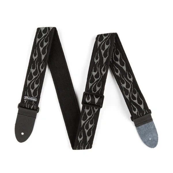Jim Dunlop Classic Guitar Strap - Flame GrayD38-11GY