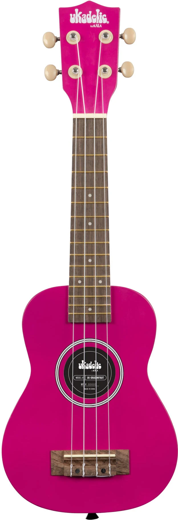 KALA SOLID COLOR UKADELIC WOOD SOPRANO UKULELE