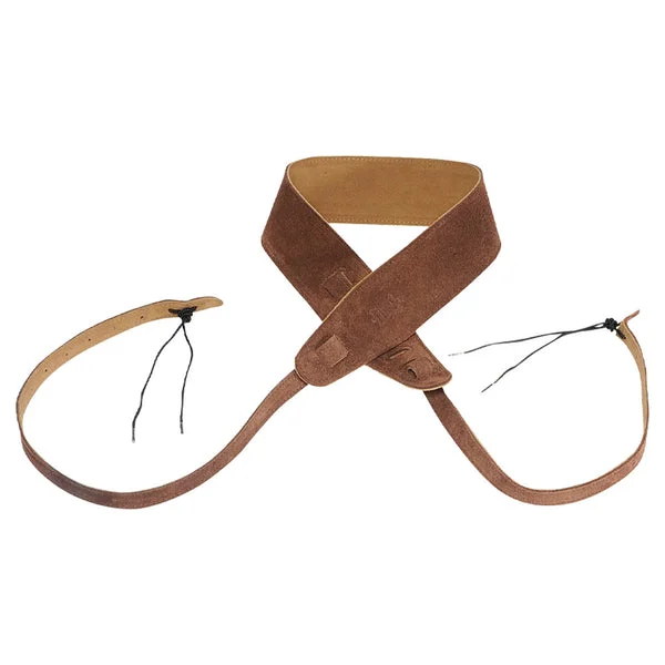 Levy's Banjo Master Series Brown Suede Strap MS14-BRN