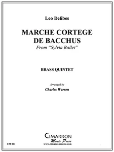 -Marche Cortege De Bacchus from"Sylvia Ballet" Brass Quintet (Delibes/ arr. Warren) PDF Download